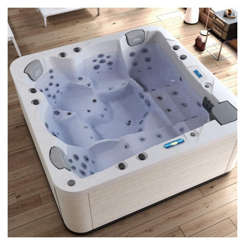 Wanna SPA AstralPool Evolution 233x233x91cm, biały, 5 miejsc, obudowa Grafit, LumiPlus, Audio Bluetooth, ECOSpa, Nordic, WiFi