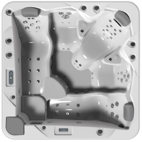 Wanna SPA AstralPool Evolution 233x233x91cm, biały, 5 miejsc, obudowa Thunder, LumiPlus, Audio Bluetooth, ECOSpa, WiFi