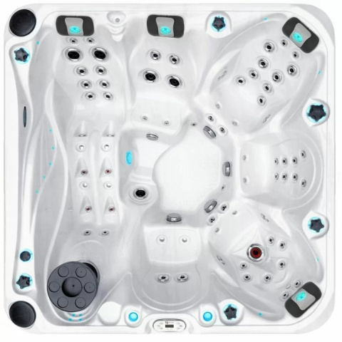 Wanna SPA z hydromasażem Passion Spas Admire (230х230х91 cm), srebrno-biały