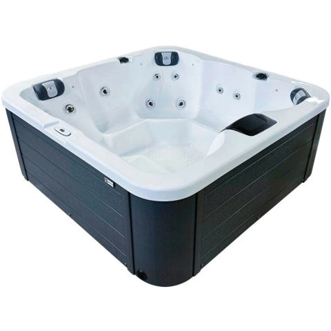 Wanna SPA z hydromasażem Passion Spas Flame (190х190х81 cm), srebrno-biały