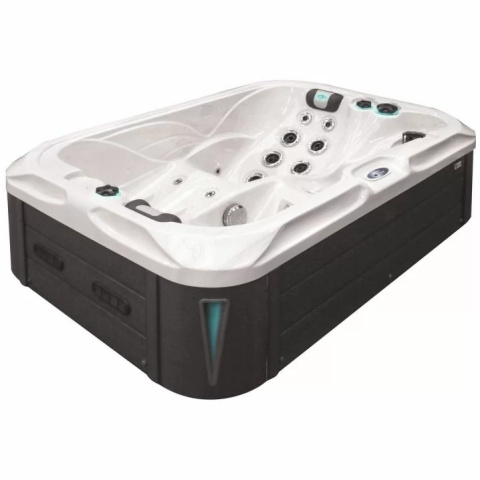 Wanna SPA z hydromasażem Passion Spas Indulgence (214х143х63 cm), srebrno-biały