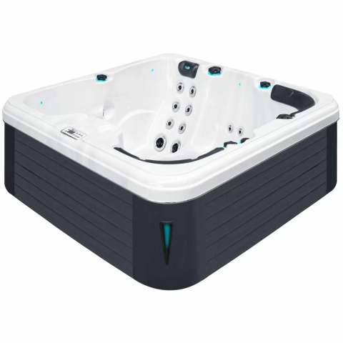 Wanna SPA z hydromasażem Passion Spas Refresh (204х204х85 cm), srebrno-biały