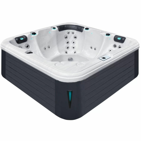 Wanna SPA z hydromasażem Passion Spas Relax (204х204х85 cm), srebrno-biały