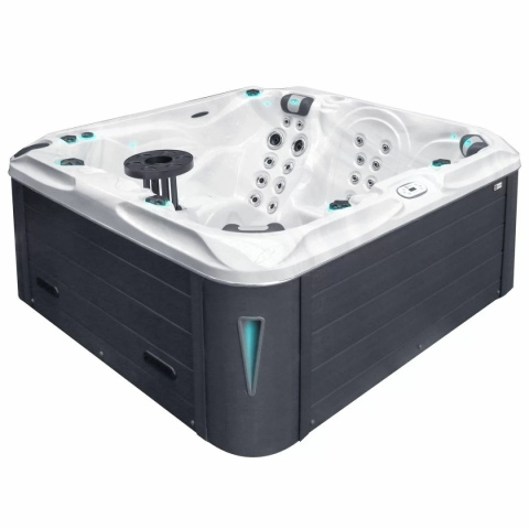 Wanna SPA z hydromasażem Passion Spas Pleasure (215х200х91 cm), srebrno-biały