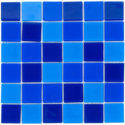 Mozaika szklana Сristall Dark Blue (48x48x4 mm) Aquaviva