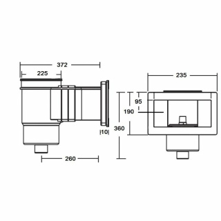 Skimmer do basenu betonowego Kripsol SKS.C Standard 60110100000