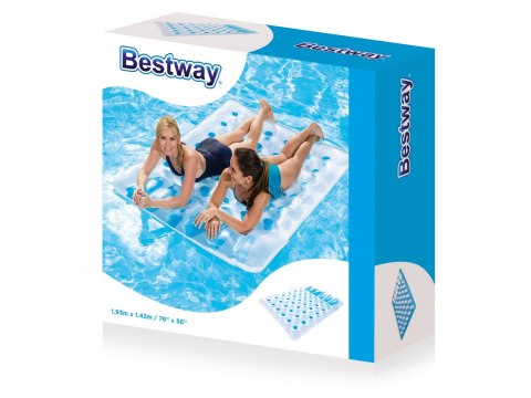 Duży materac plażowy dla 2 os. 193 x 142 cm Bestway 43055 Bestway