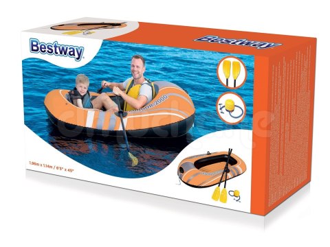 Ponton Hydro-Force Set 188 x 98 cm wiosła + pompka Bestway 61062 Bestway