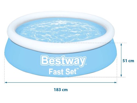 Basen ogrodowy rozporowy 183 x 51 cm Bestway 57392 Bestway