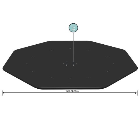 Pokrywa do basenu stelażowego 396 cm Bestway 58292 Bestway
