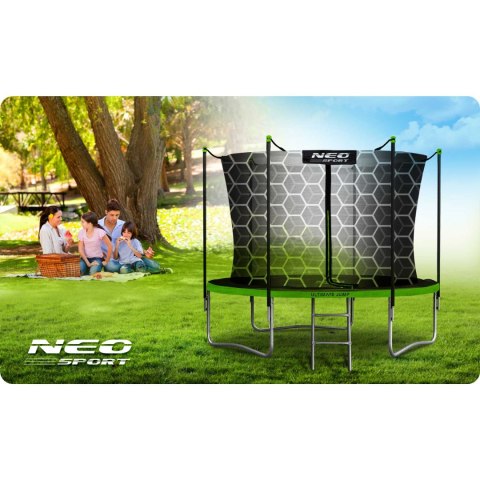 Trampolina ogrodowa 10ft/312cm z siatką wewnętrzną i drabinką Neo-Sport Neo-Sport