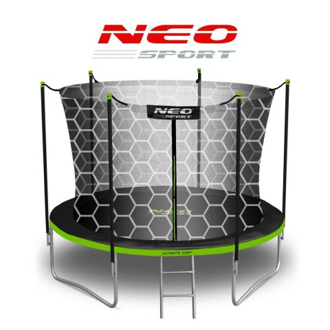 Trampolina ogrodowa 10ft/312cm z siatką wewnętrzną i drabinką Neo-Sport Neo-Sport