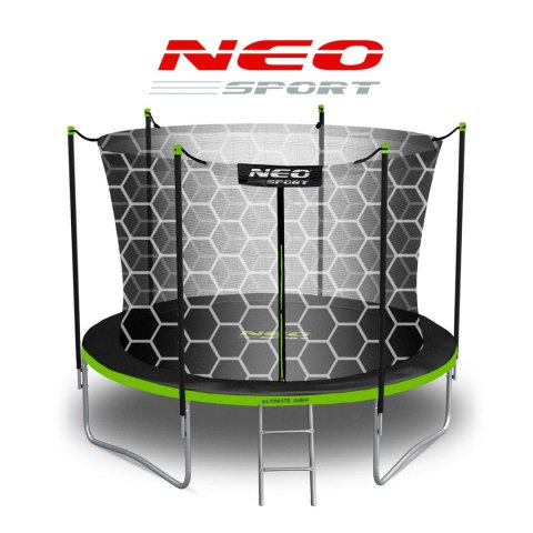 Trampolina ogrodowa 8ft/252cm z siatką wewnętrzną i drabinką Neo-Sport Neo-Sport