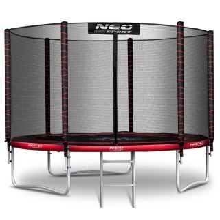 Trampolina ogrodowa 10ft/312cm z siatką zewnętrzną i drabinką Neo-Sport Neo-Sport