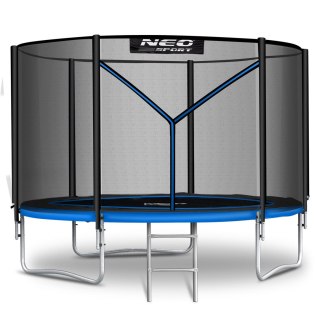 Trampolina ogrodowa 10ft/312cm z siatką zewnętrzną i drabinką Neo-Sport Neo-Sport