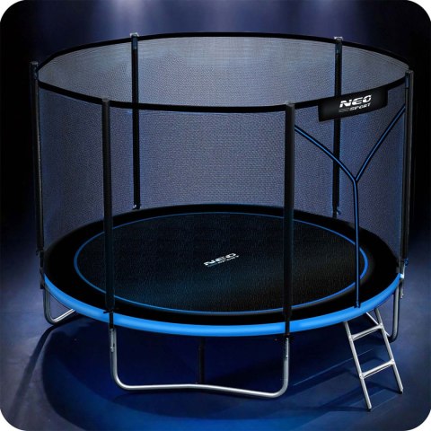 Trampolina ogrodowa 10ft/312cm z siatką zewnętrzną i drabinką Neo-Sport Neo-Sport