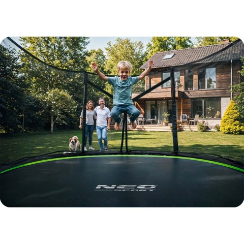 Trampolina ogrodowa 10ft/312cm z siatką zewnętrzną i drabinką Neo-Sport Neo-Sport