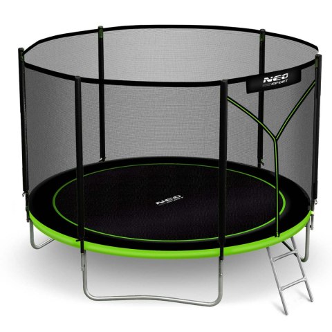 Trampolina ogrodowa 10ft/312cm z siatką zewnętrzną i drabinką Neo-Sport Neo-Sport