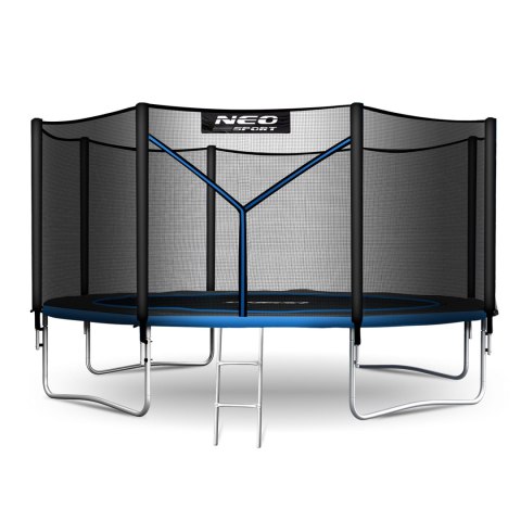 Trampolina ogrodowa 13ft/404cm z siatką zewnętrzną i drabinką Neo-Sport Neo-Sport