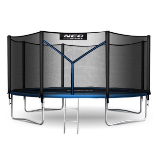 Trampolina ogrodowa 14ft/435cm z siatką zewnętrzną i drabinką Neo-Sport Neo-Sport