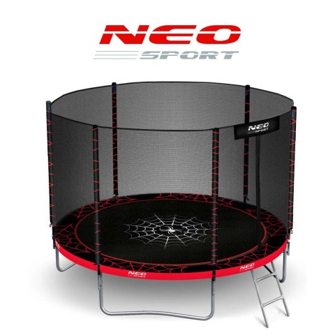 Trampolina ogrodowa 8ft/252cm z siatką zewnętrzną i drabinką Neo-Sport Neo-Sport