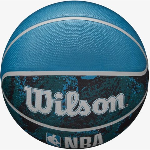 PIŁKA DO KOSZYKÓWKI WILSON NBA DRV PLUS VIBE WZ3012602XB7 R.7 czarno niebieska WILSON