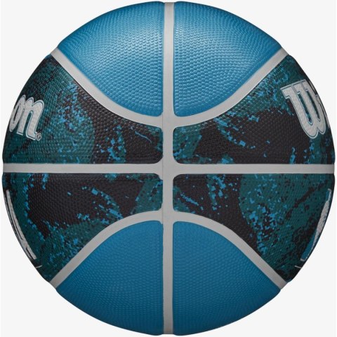 PIŁKA DO KOSZYKÓWKI WILSON NBA DRV PLUS VIBE WZ3012602XB7 R.7 czarno niebieska WILSON