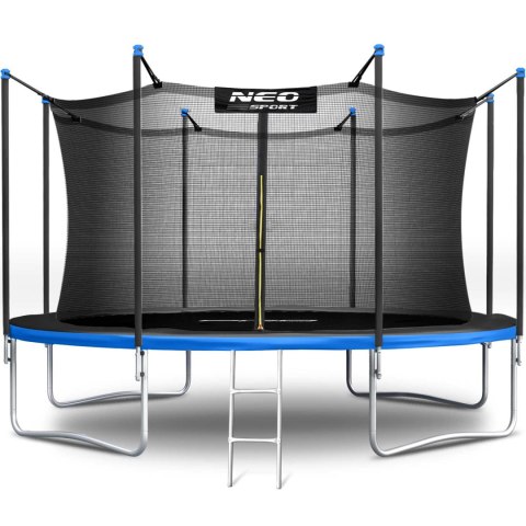 Trampolina ogrodowa 13ft/404cm z siatką wewnętrzną i drabinką Neo-Sport