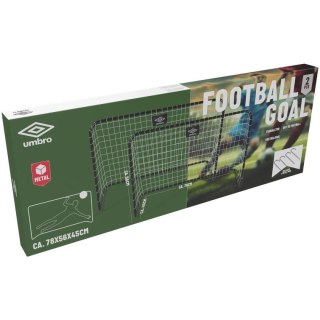 ZESTAW 2 BRAMEK DO PIŁKI NOŻNEJ Z SIATKĄ 78x56x45CM UMBRO UMBRO