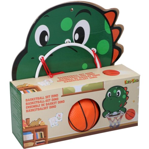 TABLICA DO KOSZYKÓWKI 40x30CM Z PIŁKĄ DINO EDDY TOYS