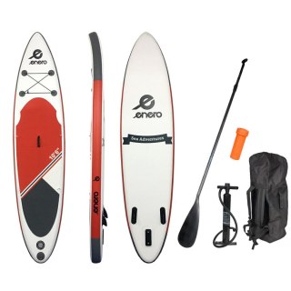 ZESTAW - DESKA SUP 145KG DMUCHANA ENERO 320x76x15CM ENERO