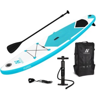 ZESTAW DESKA SUP 150KG DMUCHANA HONOLULU 320x76x15CM NIEBIESKA XQMAX