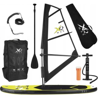 ZESTAW - DESKA SUP 150KG DMUCHANA SURF 305x76x15CM Z ŻAGLEM XQMAX