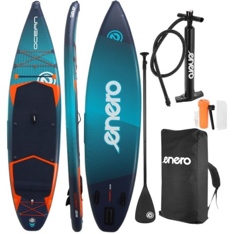 ZESTAW - DESKA SUP 170 KG DMUCHANA ENERO 350x81x15CM OCEAN ENERO