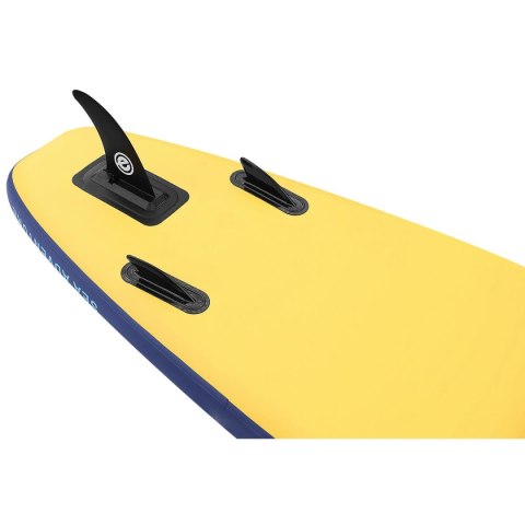 ZESTAW - DESKA SUP DMUCHANA ENERO 320x76x15CM YELLOW ENERO