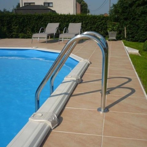 Drabinka do basenu Emaux Standard NSL515-SR (5 stopni), AISI-304 Emaux