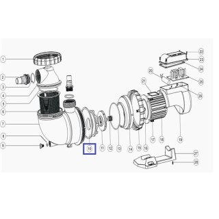 Dyfuzor pompy Emaux serii AMU 1111103 Emaux