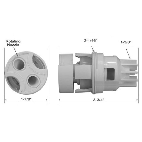 Dysza do basenu Hayward SP1436PAKB do przepustu JET-AIR Hayward
