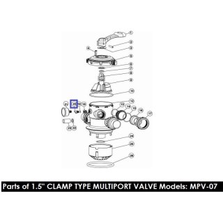 Korek spustowy Emaux do zaworów i pomp MPV bez pierścienia uszczelniającego Emaux
