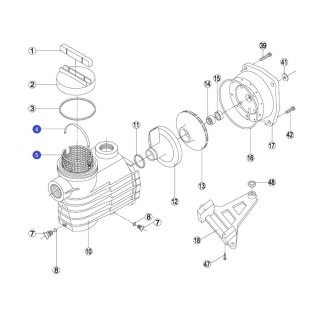 Koszyczek pompy EP - Rep 190.A/ RBH0003.04R (RPUM0005.04R) Kripsol