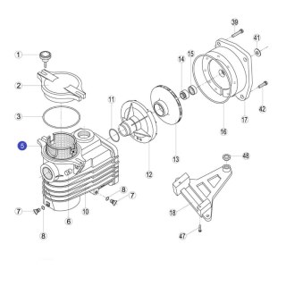 Koszyczek pompy OK RBH0003.01R/RPUM0005.01R Kripsol
