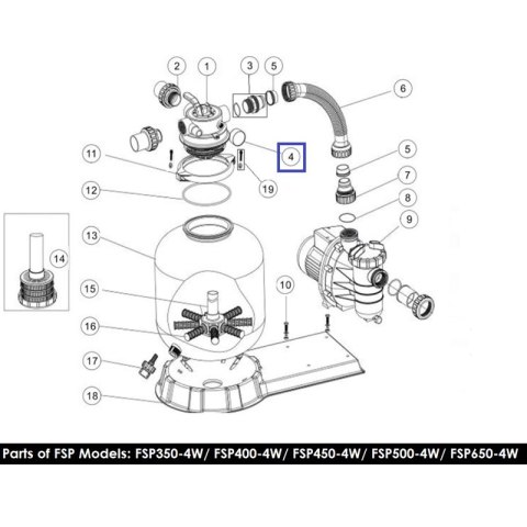 Manometr Emaux PPG50 6021001 tworzywo sztuczne Emaux
