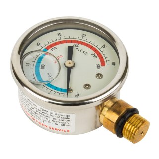 Manometr Emaux w obudowie stalowej 06011032 przyłącze boczne Emaux