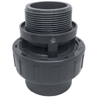 Mufa PVC Era UU00263 składana z gwintem zewnętrznym, d63х2" Era