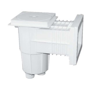 Skimmer do basenów foliowych Emaux EM0130-SV Standard (kwadratowa pokrywa) z mosiężnymi wstawkami Emaux