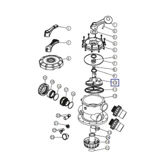 Wirnik Emaux do zaworu MPV-04 2.0" 1021002 Emaux