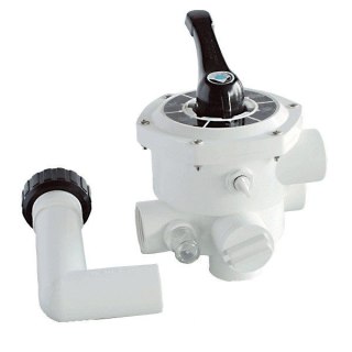 Zawór sześciodrogowy Emaux MPV03 (1.5") boczny (88280811W) biały Emaux