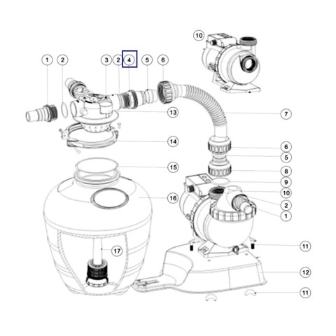 Adapter do filtrów Emaux serii FSU (1013047) Emaux