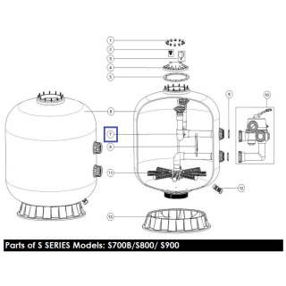 Dyfuzor filtra Emaux S900 89011211 Emaux