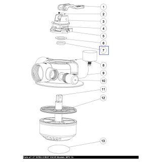 Pierścień uszczelniający Emaux do wirnika kranu MPV16 2011095 Emaux